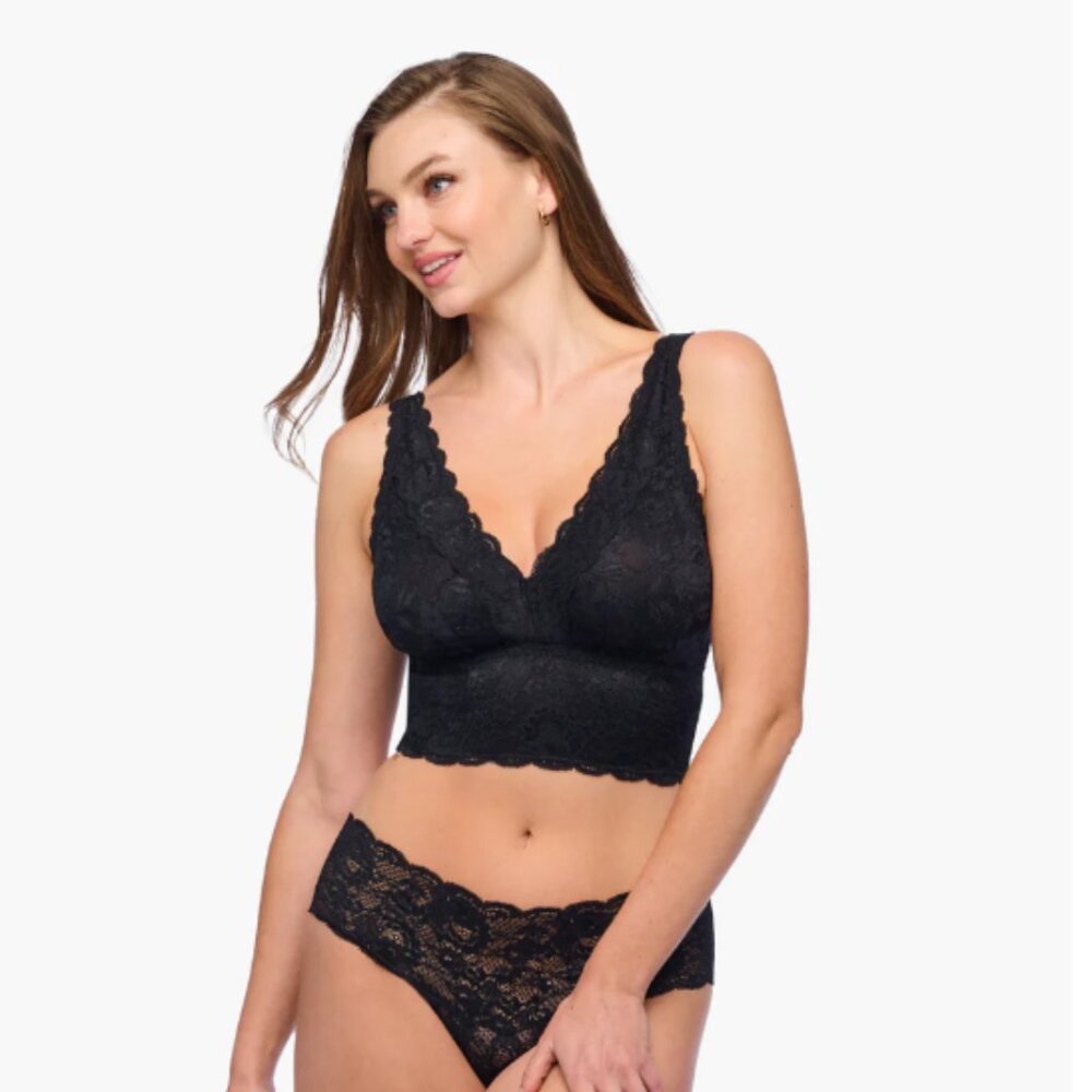 Cosabella Never Say Never Curvy Plungie Longline Bralette